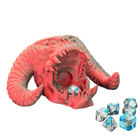 Tour à dés et support de contrôleur Tête de Balrog - Décor épique imprimé en 3D Art de fan du Seigneur des Anneaux