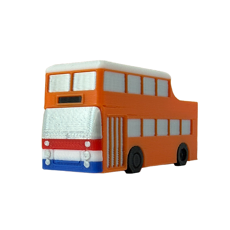 Dutch Orange Bus Keychain - Netherlands World Cup 2026 Edition