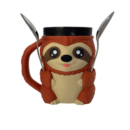 Sammy - The Ice Cream Pint Holding Sloth - Pint Pals by LeHa Design