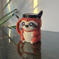 Sammy - The Ice Cream Pint Holding Sloth - Pint Pals by LeHa Design