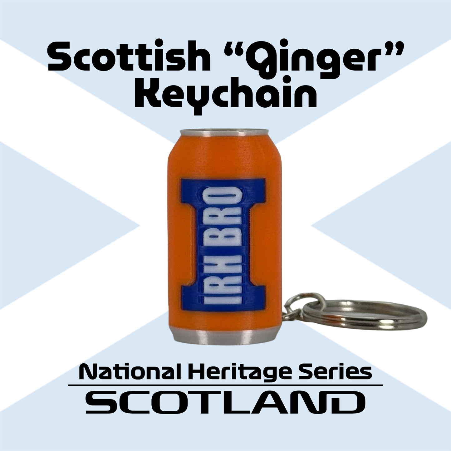 Scottish “Ginger” Soda Can Keychain - National Heritage Series - Scotland
