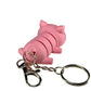 Pig - 3D Printed Pet Keychain - Flexible Articulating Fidget Stress Relief Toy