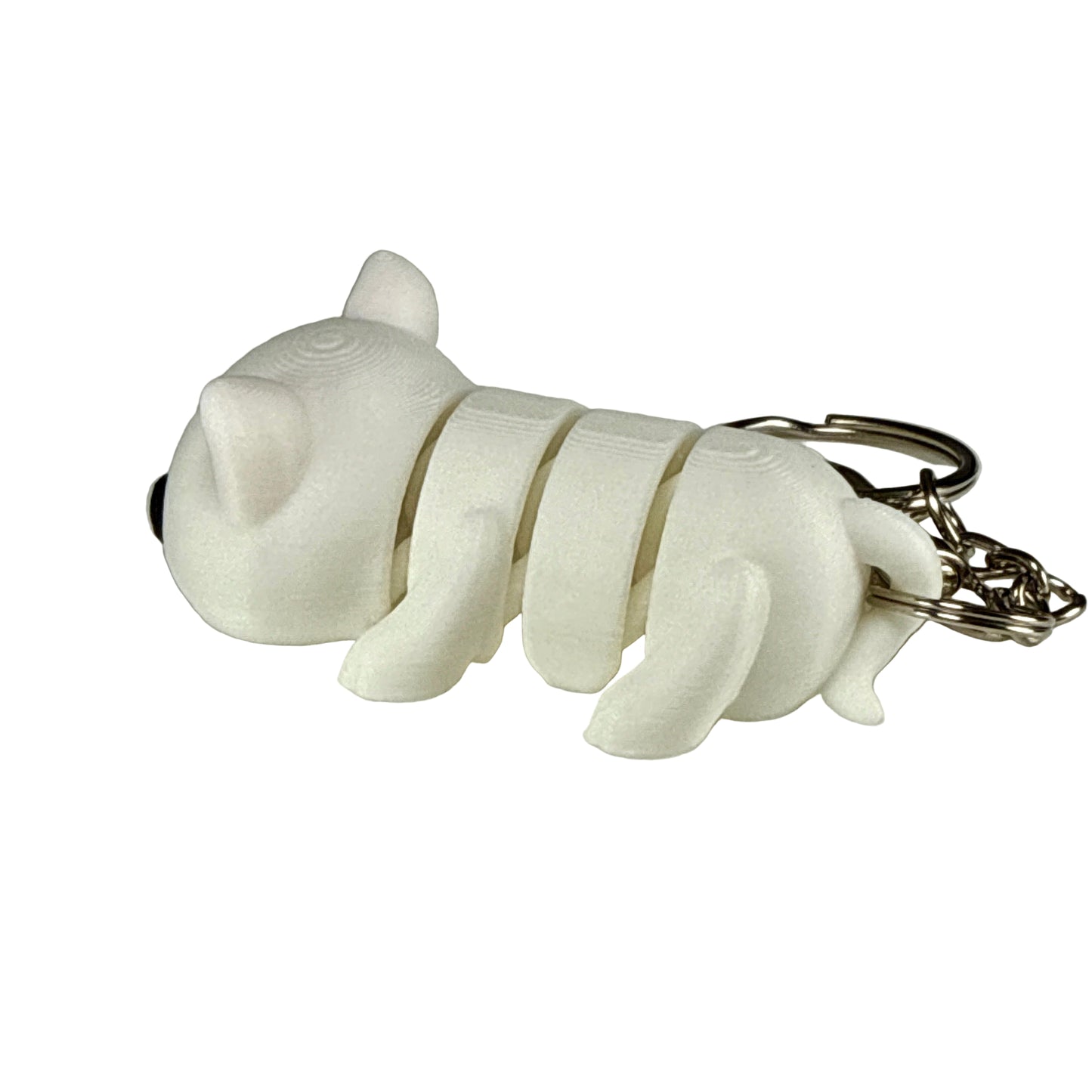 Kitty Cat - 3D Printed Pet Keychain - Flexible Articulating Fidget Stress Relief Toy