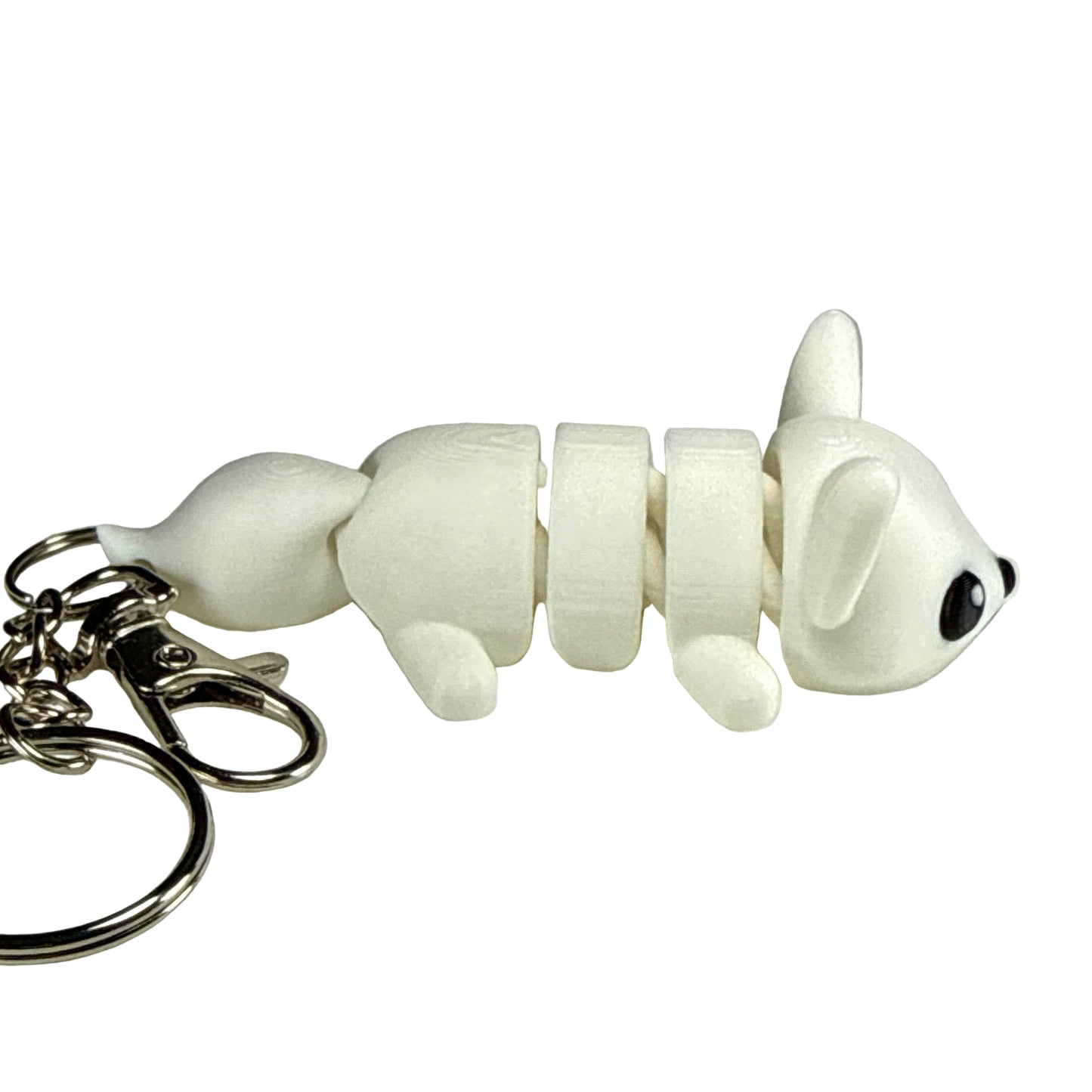 Fox - 3D Printed Pet Keychain - Flexible Articulating Fidget Stress Relief Toy