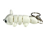 Fox - 3D Printed Pet Keychain - Flexible Articulating Fidget Stress Relief Toy