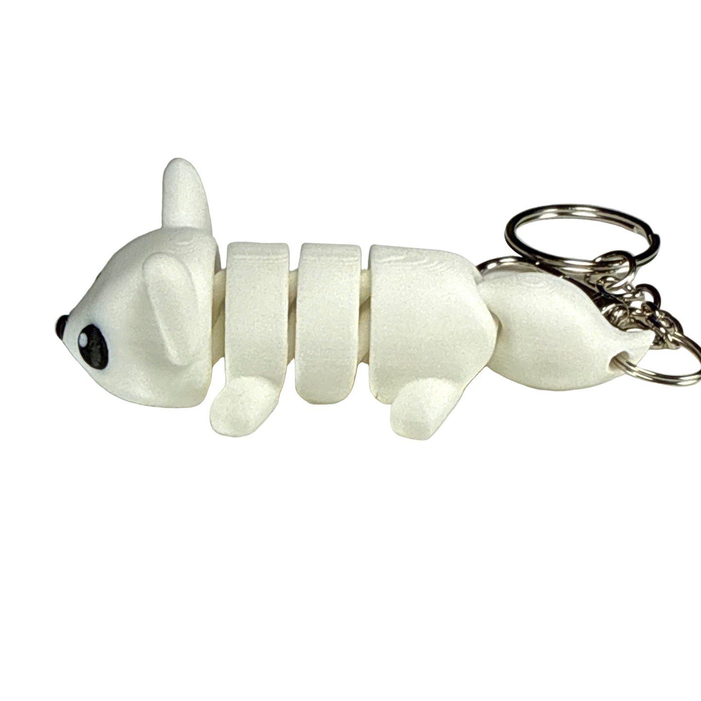 Fox - 3D Printed Pet Keychain - Flexible Articulating Fidget Stress Relief Toy