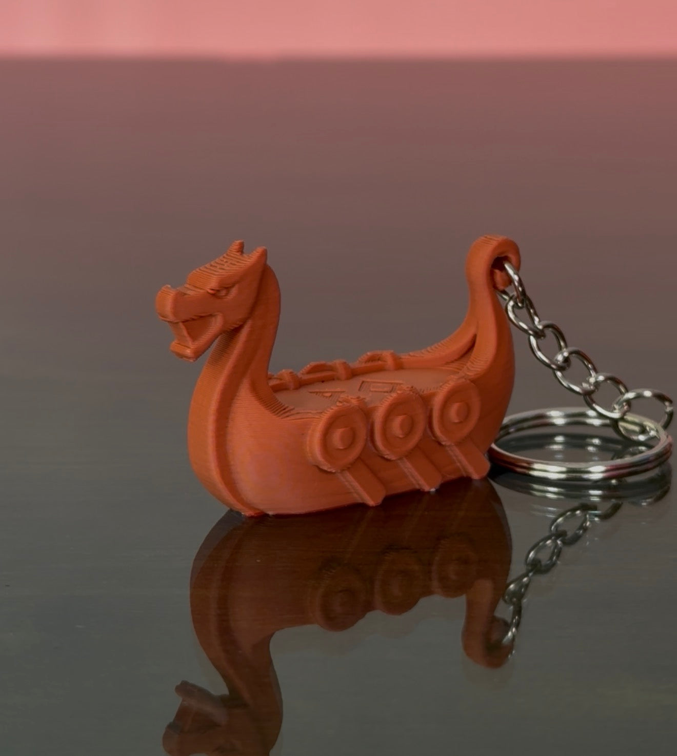 Mini Viking Ship Keychain - Norway World Cup 2026 Edition - RO! RO!