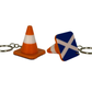 Mini Traffic Cone Keychain - Boston & Scotland 2026 Edition - No Scotland No Party