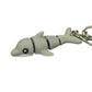 Dolphin - 3D Printed Pet Keychain - Flexible Articulating Fidget Stress Relief Toy