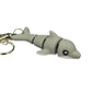Dolphin - 3D Printed Pet Keychain - Flexible Articulating Fidget Stress Relief Toy