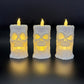 Creepy Skull Candles Set - 3D Printed Skull Tealight Holders (Set of 3)