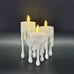 Dripping Liquid Tealight Holders - (Set of 3)