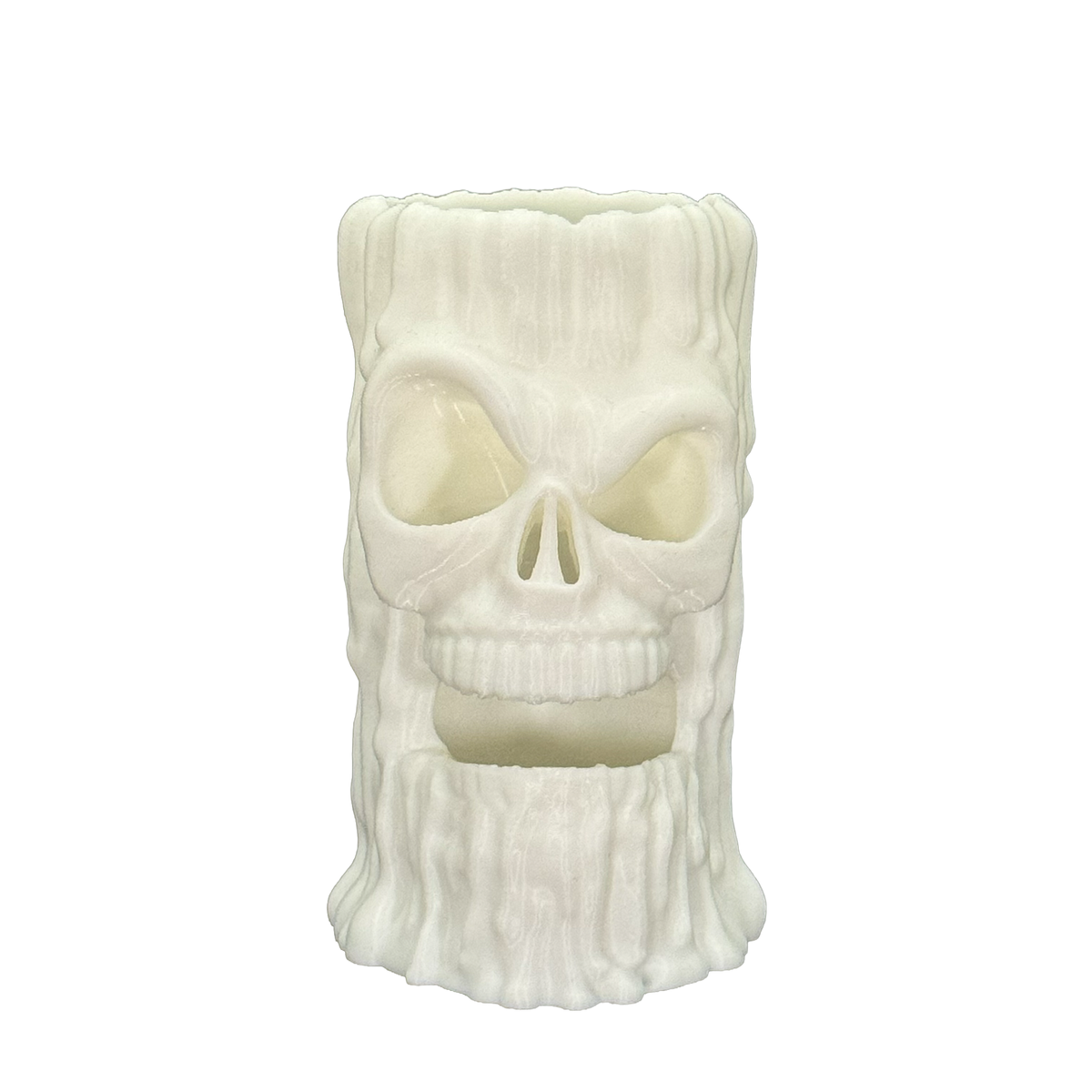 Creepy Skull Candles Set - 3D Printed Skull Tealight Holders (Set of 3)