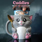 Cuddles - The Ice Cream Pint Holding Kitty Cat - Pint Pals by LeHa Design