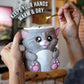Cuddles - The Ice Cream Pint Holding Kitty Cat - Pint Pals by LeHa Design