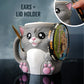 Cuddles - The Ice Cream Pint Holding Kitty Cat - Pint Pals by LeHa Design