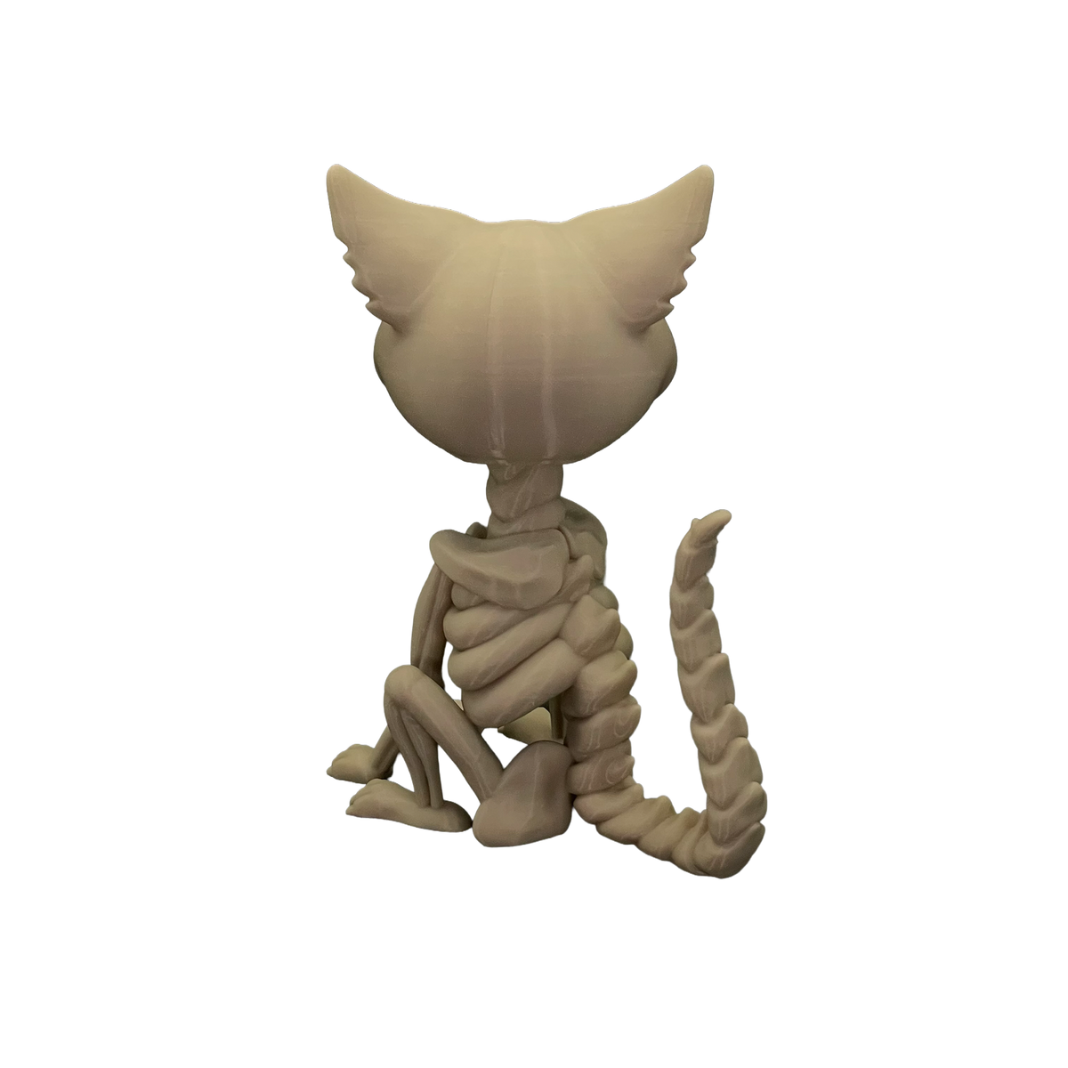Skeleton Cat Bobblehead Desk Toy