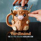 Ferdinand - The Ice Cream Pint Holding Highland Cow - Pint Pals by LeHa Design