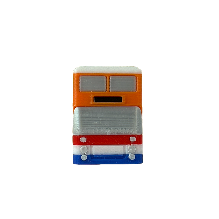 Dutch Orange Bus Keychain - Netherlands World Cup 2026 Edition