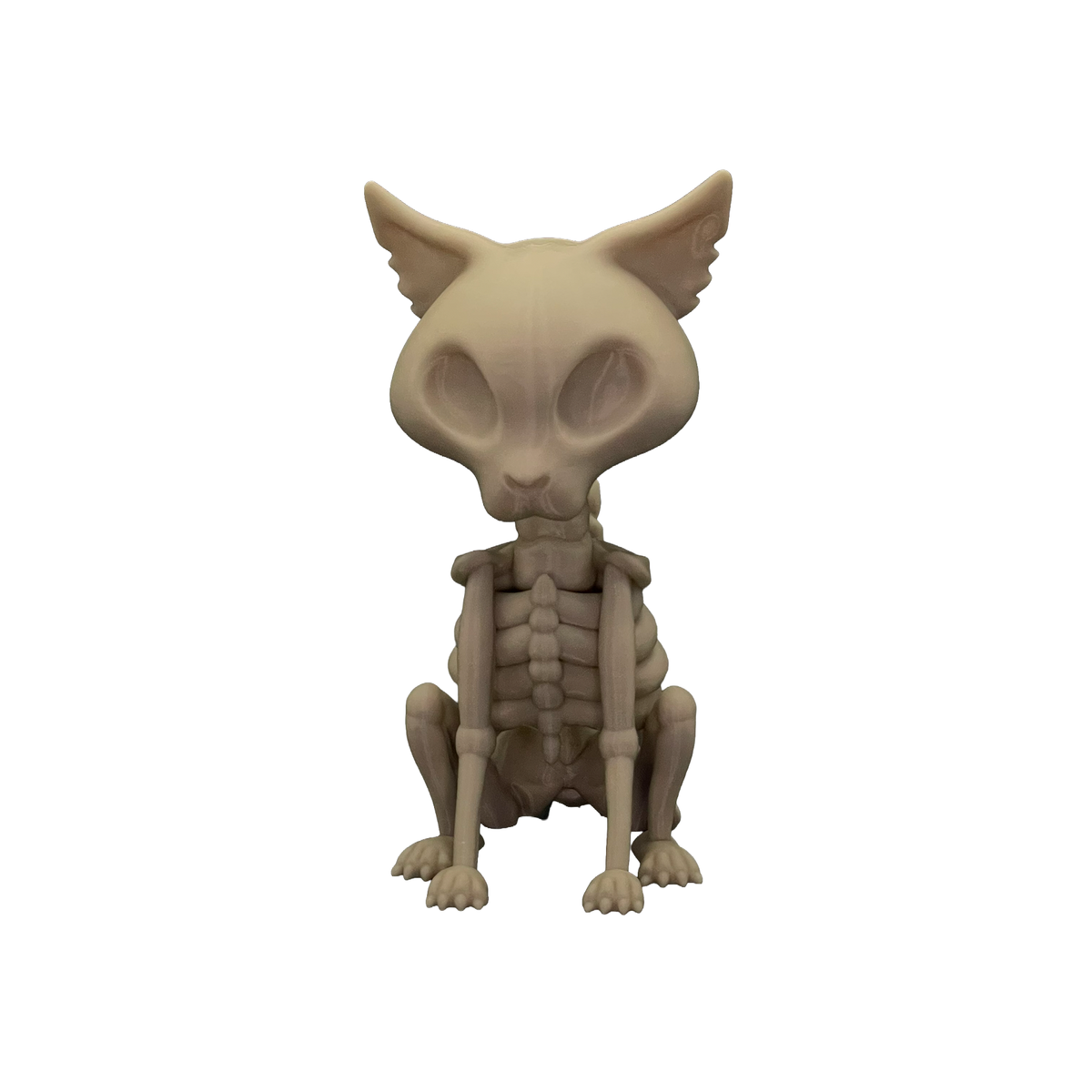 Skeleton Cat Bobblehead Desk Toy