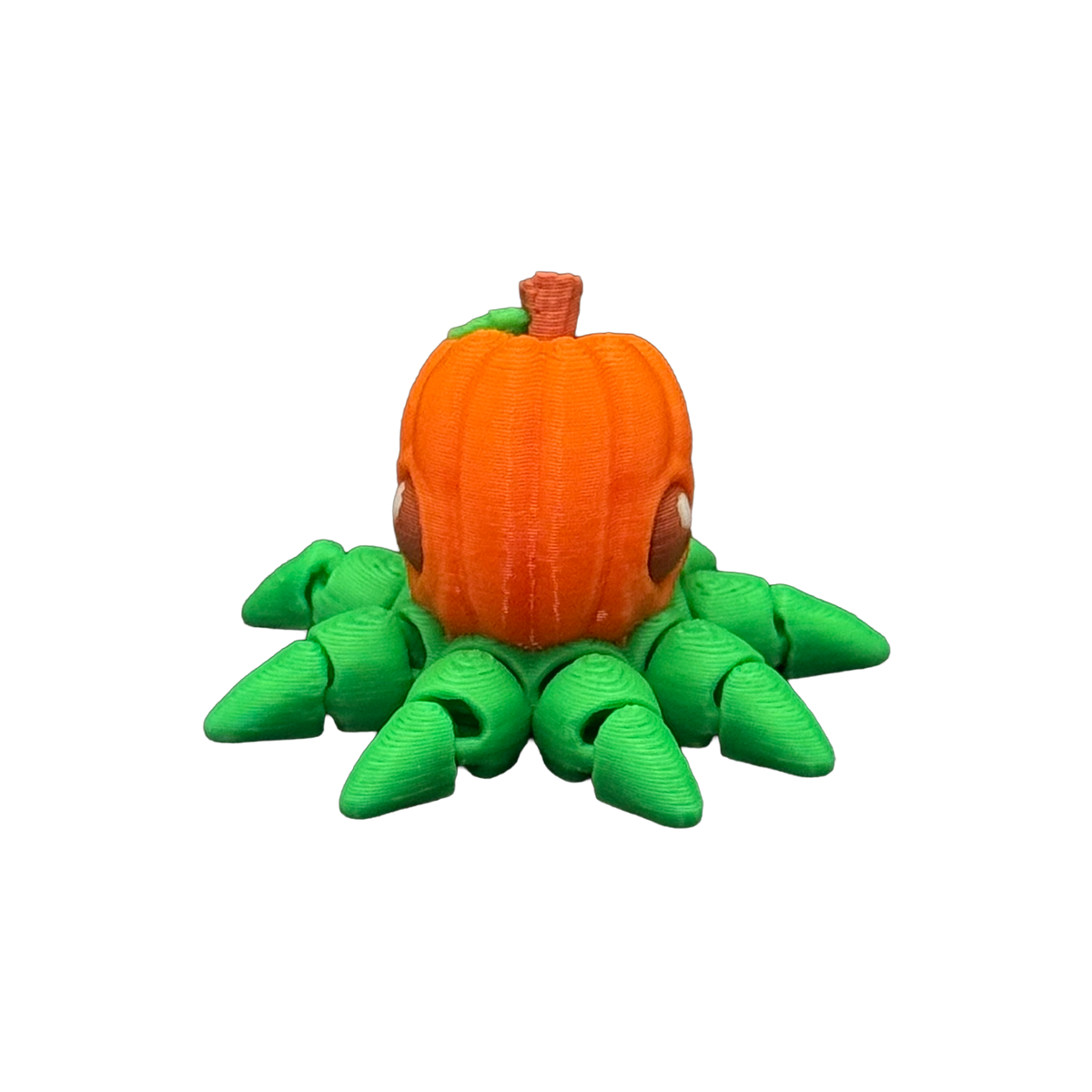 Pumpkin Octopus Hatchling - Halloween 2026 Series - Mini Flexible Fidget Toy