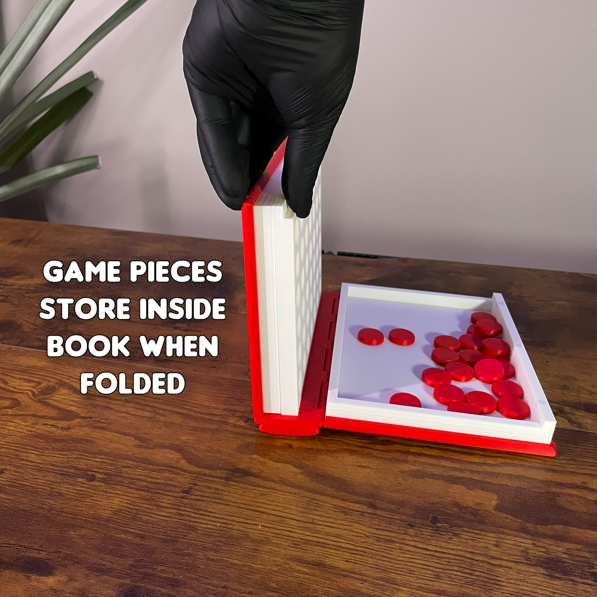 PlayBook'd: Cuatro en Raya — Juego de mesa de libro impreso en 3D por ForgeCore