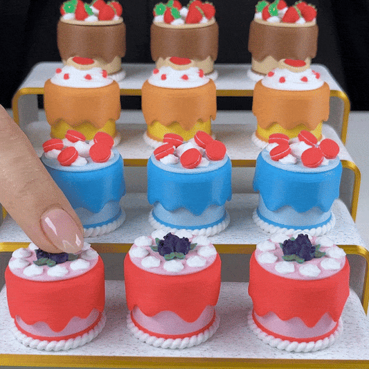 Party Cake - Fidget Clicker Stress Relief Toy Keychain