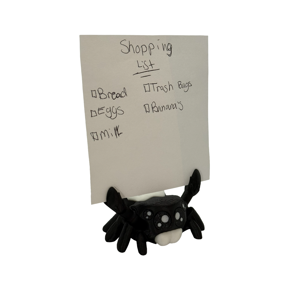 Charlotte the Jumping Spider - Magnetic Note Holder