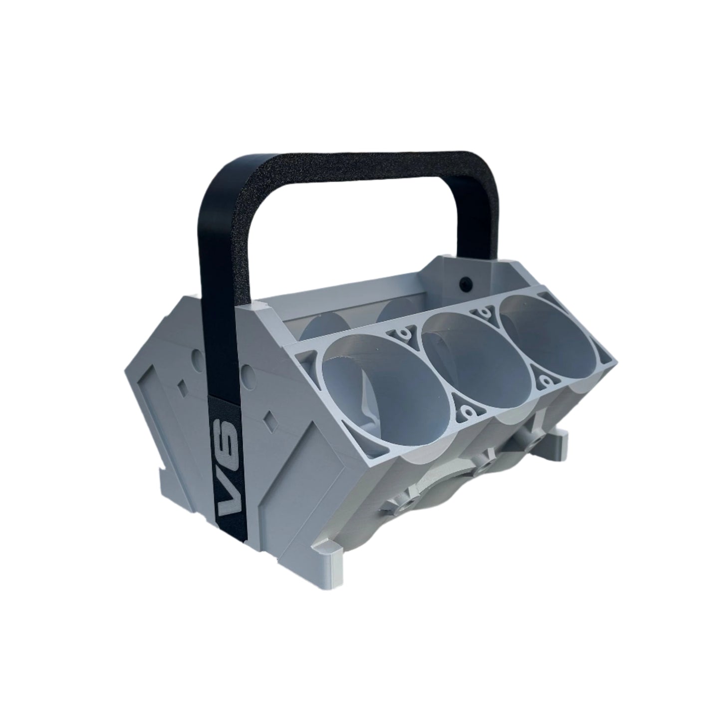 V6 Engine Drink Cooler - Fits 6 Standard Cans 12oz - Many Color Options!