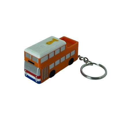 Dutch Orange Bus Keychain - Netherlands World Cup 2026 Edition