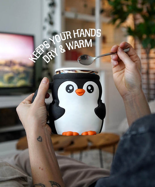 Pebbles - The Ice Cream Pint Holding Penguin - Pint Pals