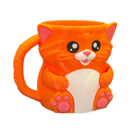 Cuddles - The Ice Cream Pint Holding Kitty Cat - Pint Pals by LeHa Design