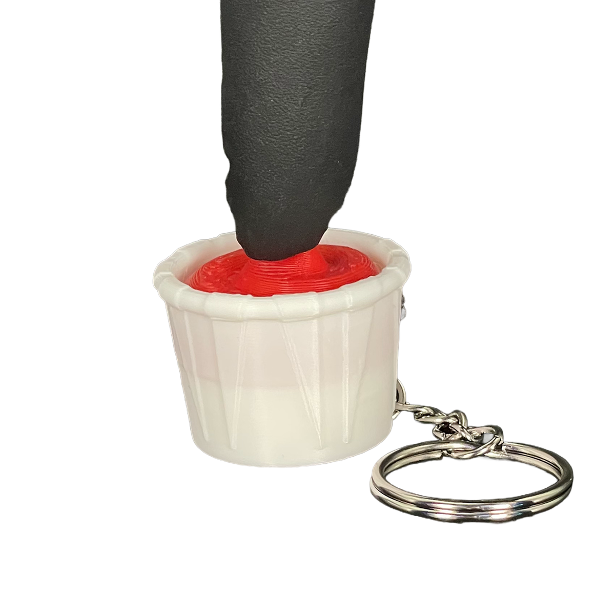Condiment Clickers - Ketchup & Mustard Fidget Clicker Keychain