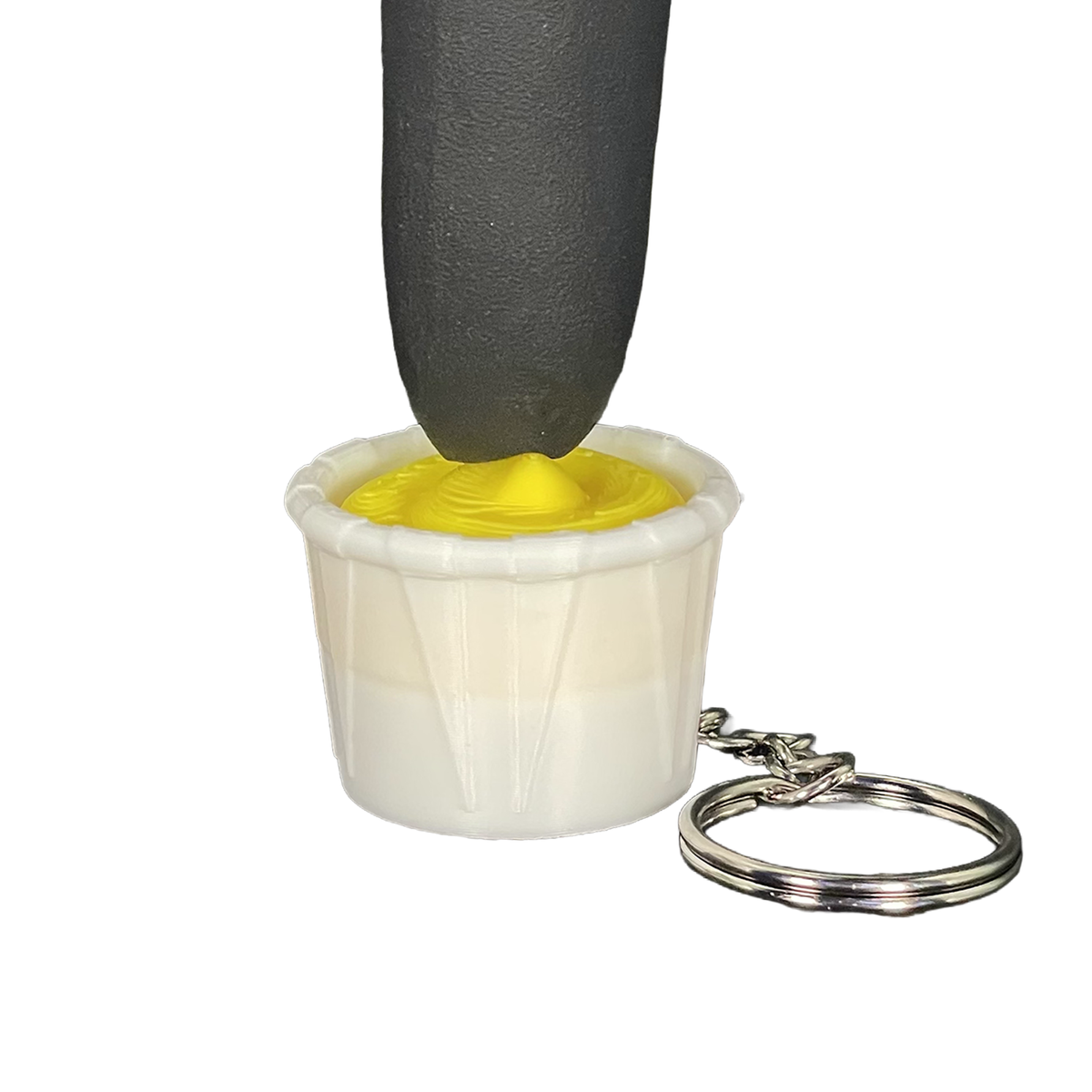 Condiment Clickers - Ketchup & Mustard Fidget Clicker Keychain