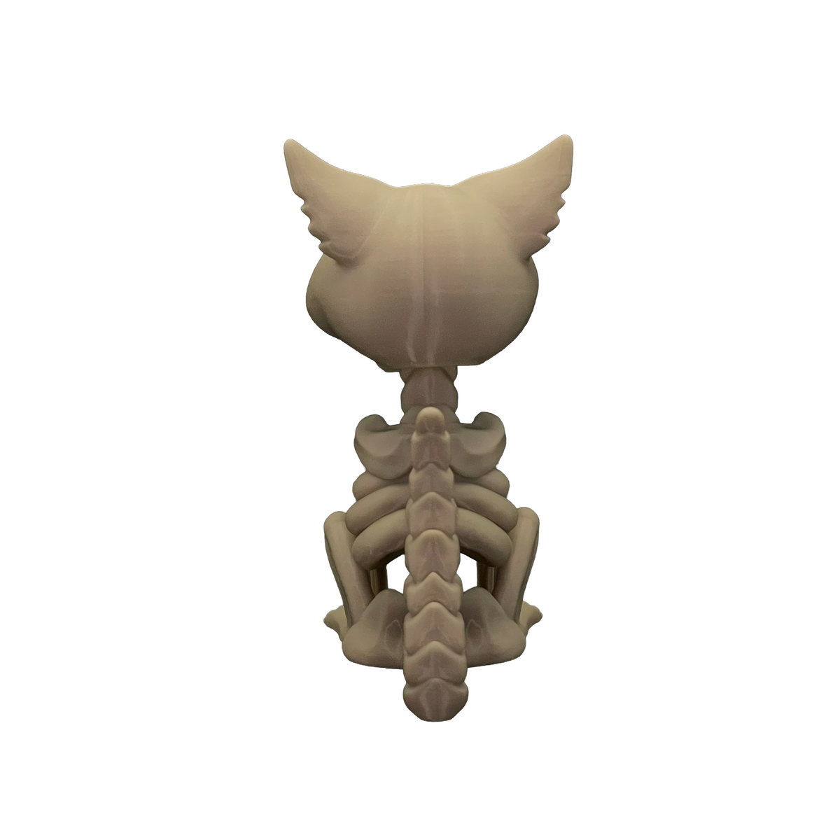 Skeleton Cat Bobblehead Desk Toy