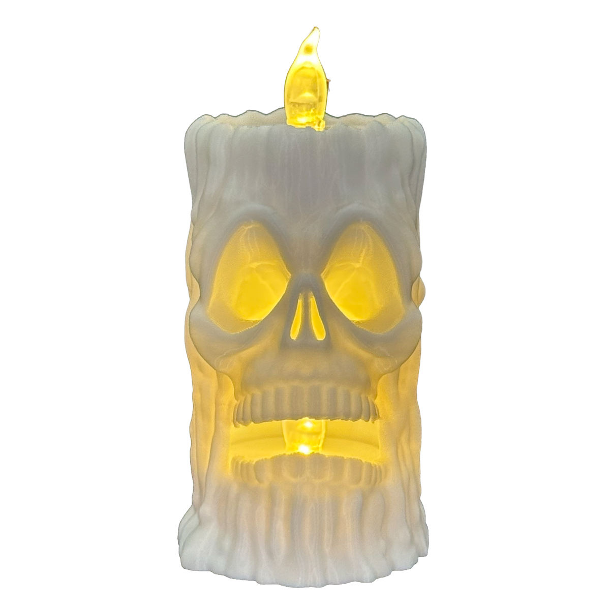 Creepy Skull Candles Set - 3D Printed Skull Tealight Holders (Set of 3)