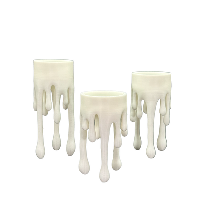 Dripping Liquid Tealight Holders - (Set of 3)