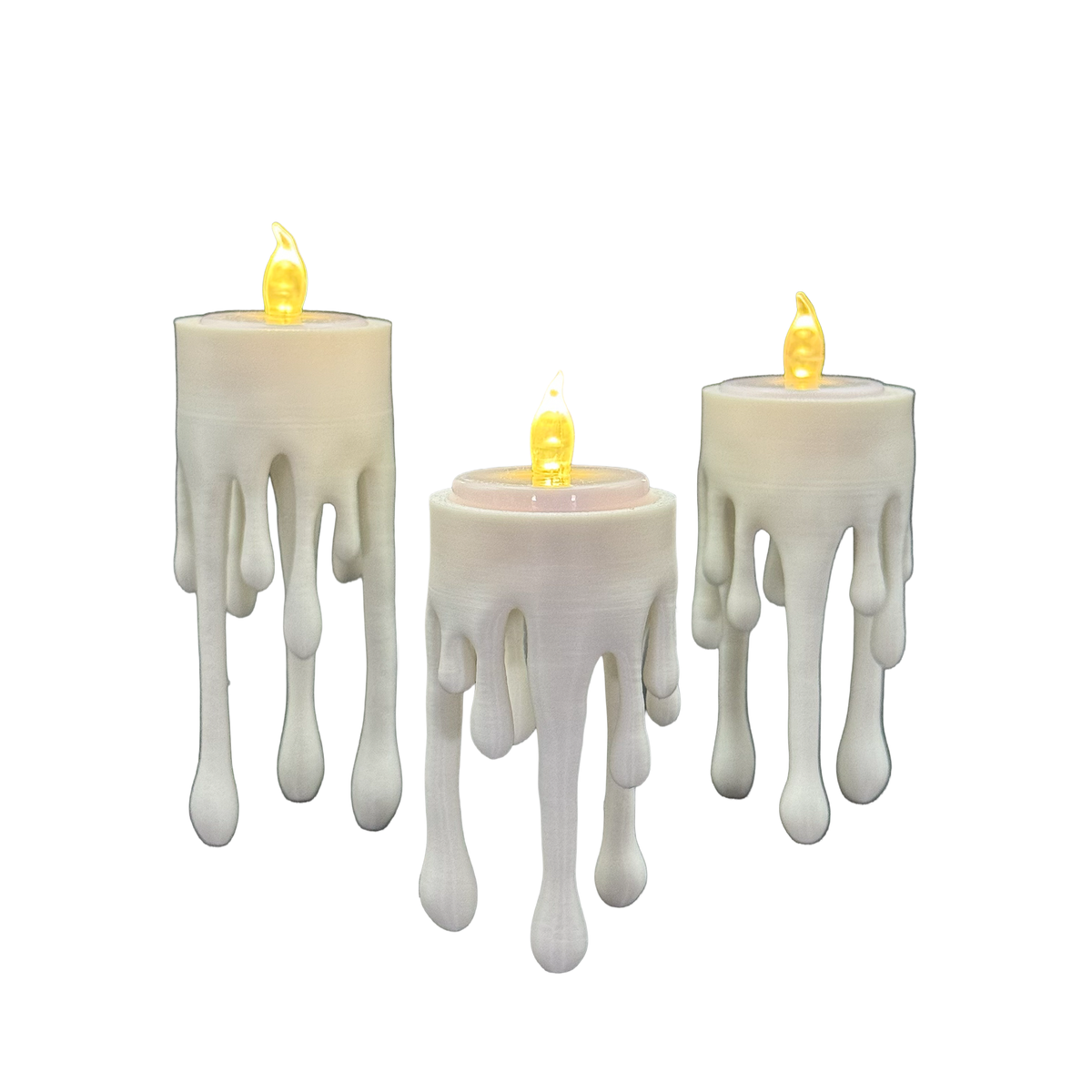 Dripping Liquid Tealight Holders - (Set of 3)