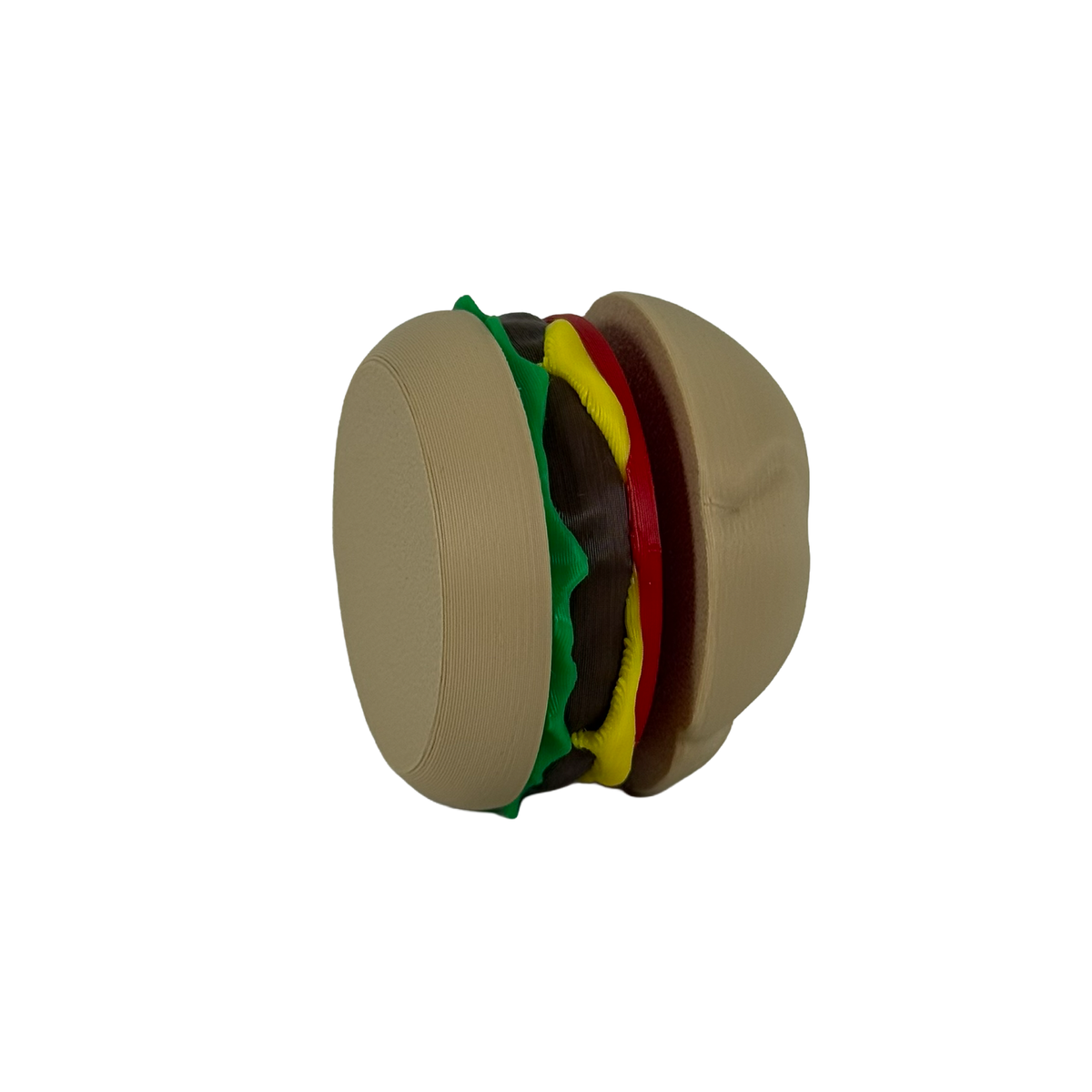BURGER CLICK - Hamburger Shaped Fidget Clicker - Stress Relief Toy