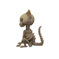 Skeleton Cat Bobblehead Desk Toy