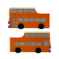 Dutch Orange Bus Keychain - Netherlands World Cup 2026 Edition