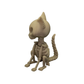Skeleton Cat Bobblehead Desk Toy