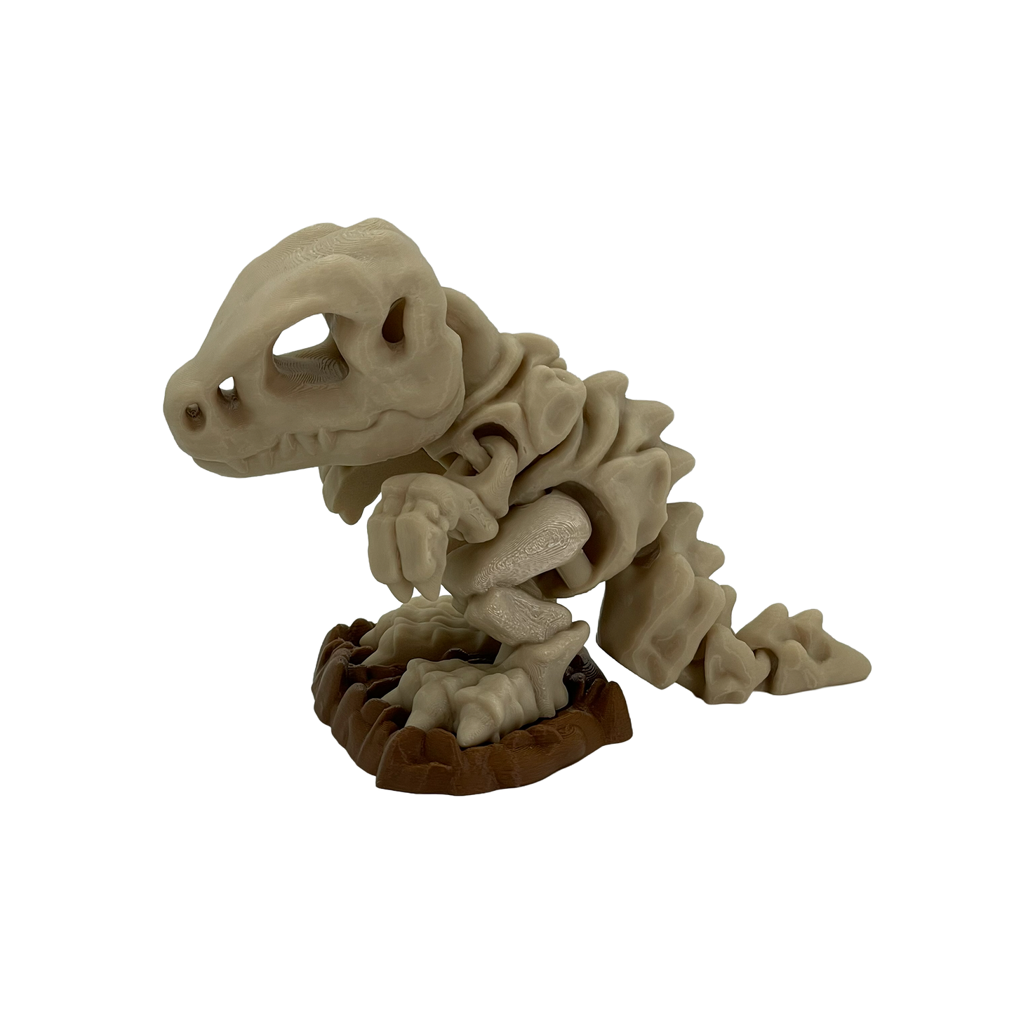 Skeleton T-Rex Fidget Buddy - Articulated Desk Toy
