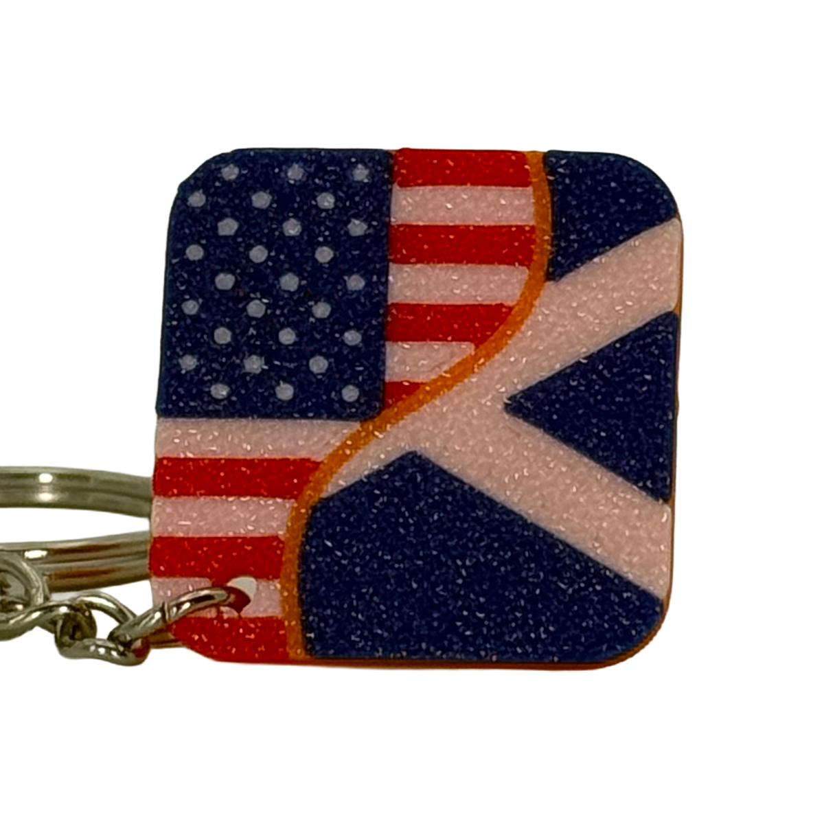 Mini Traffic Cone Keychain - Boston & Scotland World Cup 2026 Edition